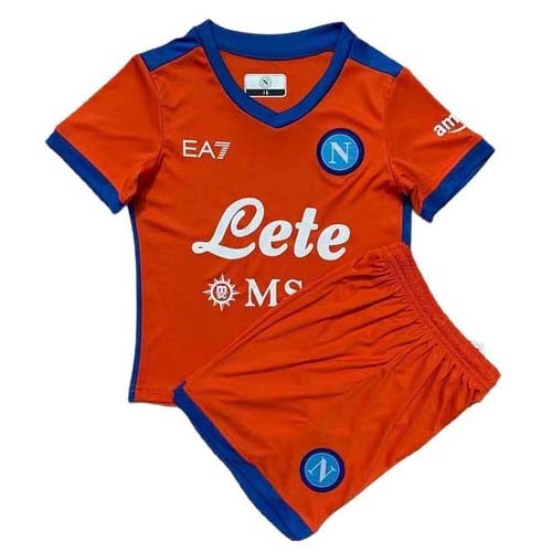 Ausweichtrikot Napoli Kinder 2021-2022 Günstige Fußballtrikots